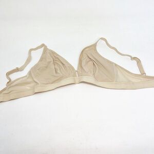 Lively Womens Beige Adjustable Strap Hook & Eye Wireless T Shirt Size 2